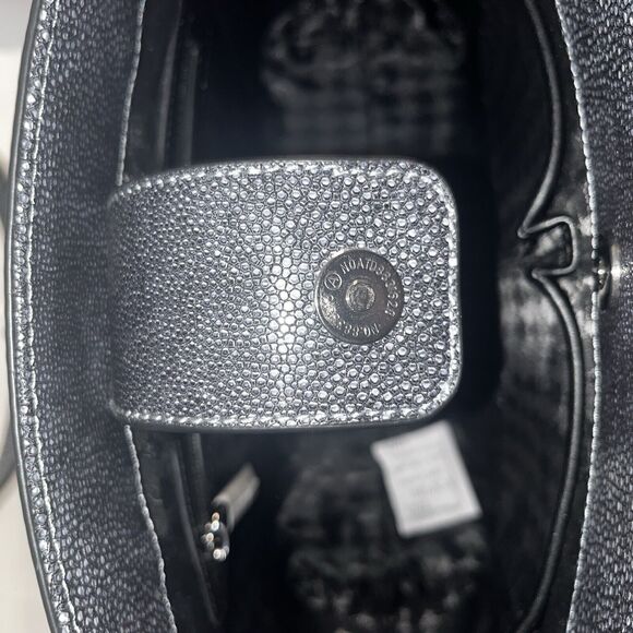 Karl Lagerfeld Maybelle Grey Faux Snakeskin Tote NWT $228 Retail - Picture 9 of 13